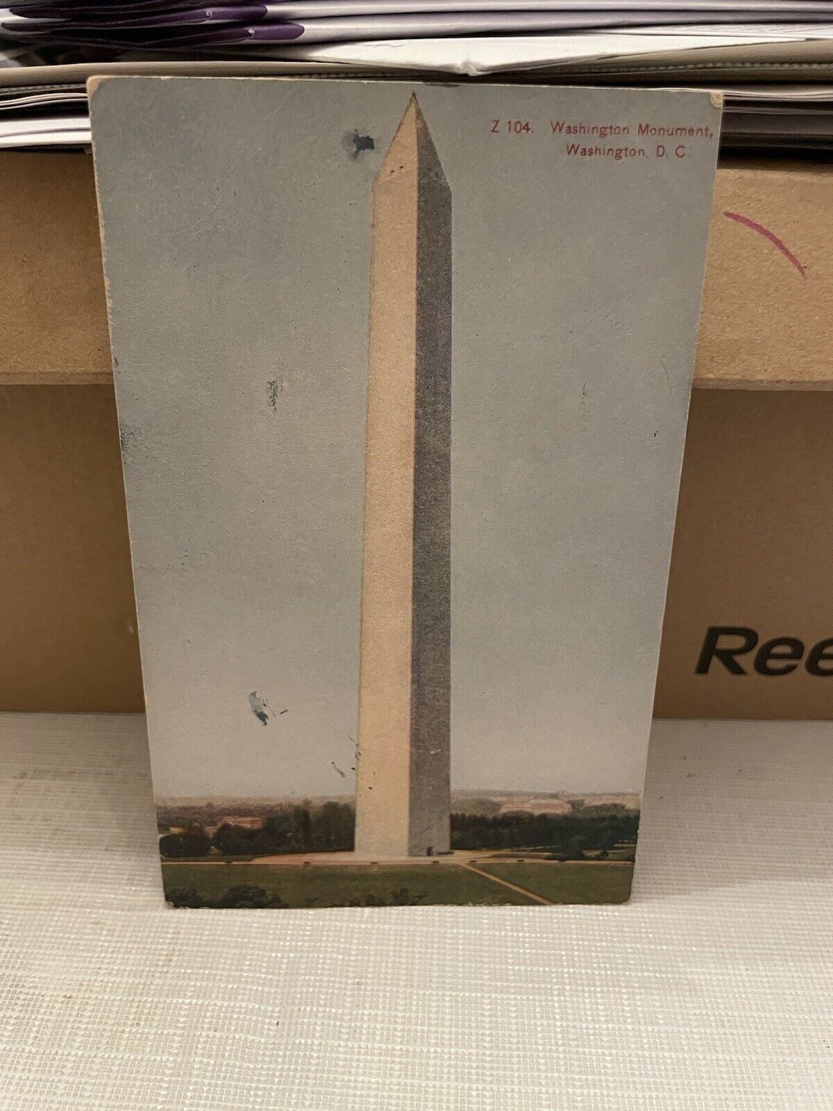 Vtg Postcard Washington Monument Washington DC 1911