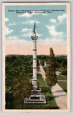 Illinois State Monument Missionary Ridge Chattanooga TN Postcard Civil War 1920s picture